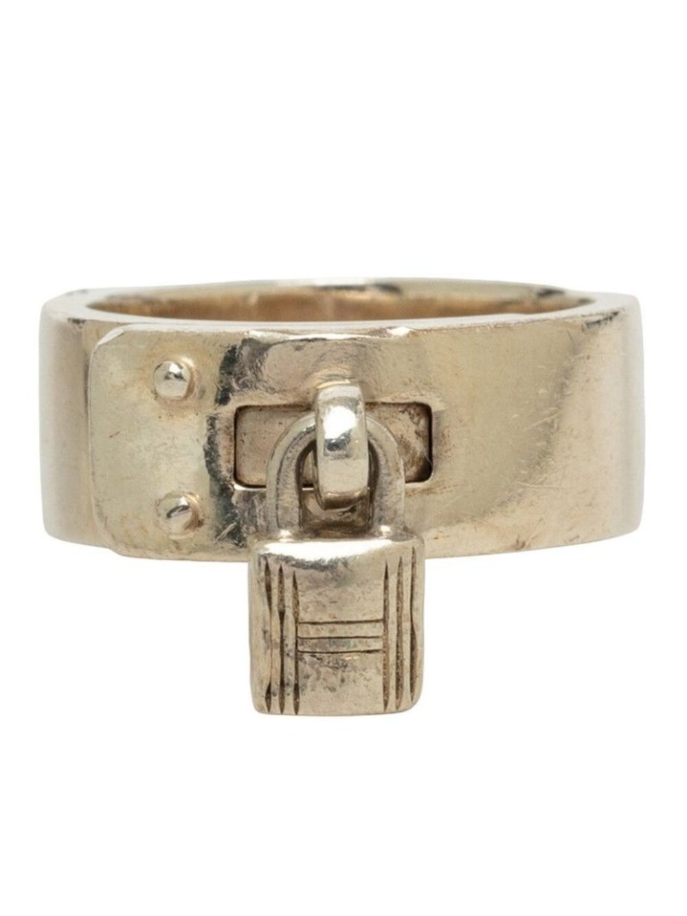 Hermes Kelly Ring 49 Silver